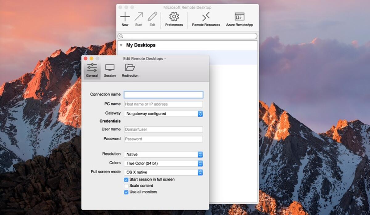 Microsoft Remote Desktop Connection For Mac